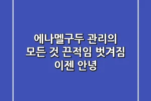 에나멜구두 관리의 모든 것: 끈적임, 벗겨짐 이젠 안녕! ✨