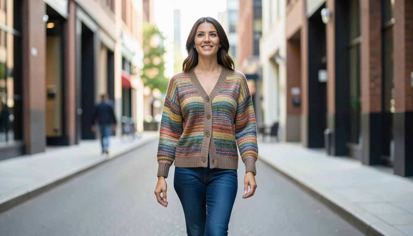 내 몸에 착붙! 니트 가디건 체형별 코디 & 스타일링 꿀팁