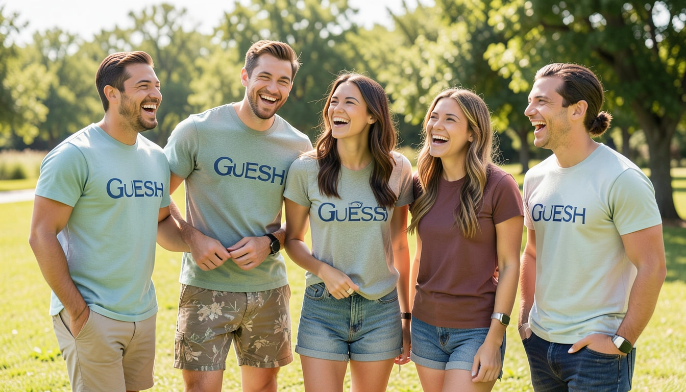 2025 게스 반팔티, 단순한 유행 넘어 나만의 시그니처 룩 완성